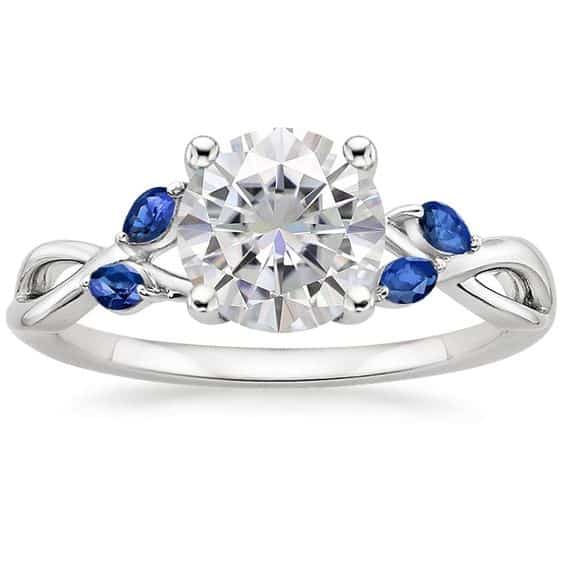 Image Source - https://www.brilliantearth.com/Moissanite-Willow-Ring-With-Sapphire-Accents-White-Gold-BE156S-MO7.0RD1/