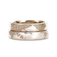 Image Source - https://www.etsy.com/nz/listing/272241622/14k-gold-travelers-wedding-bands-unique?ref=related-6