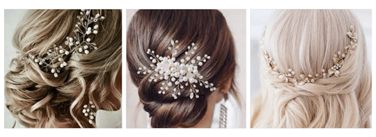 Bridal Hair Accessories - Capesthorne Hall and Weddings
